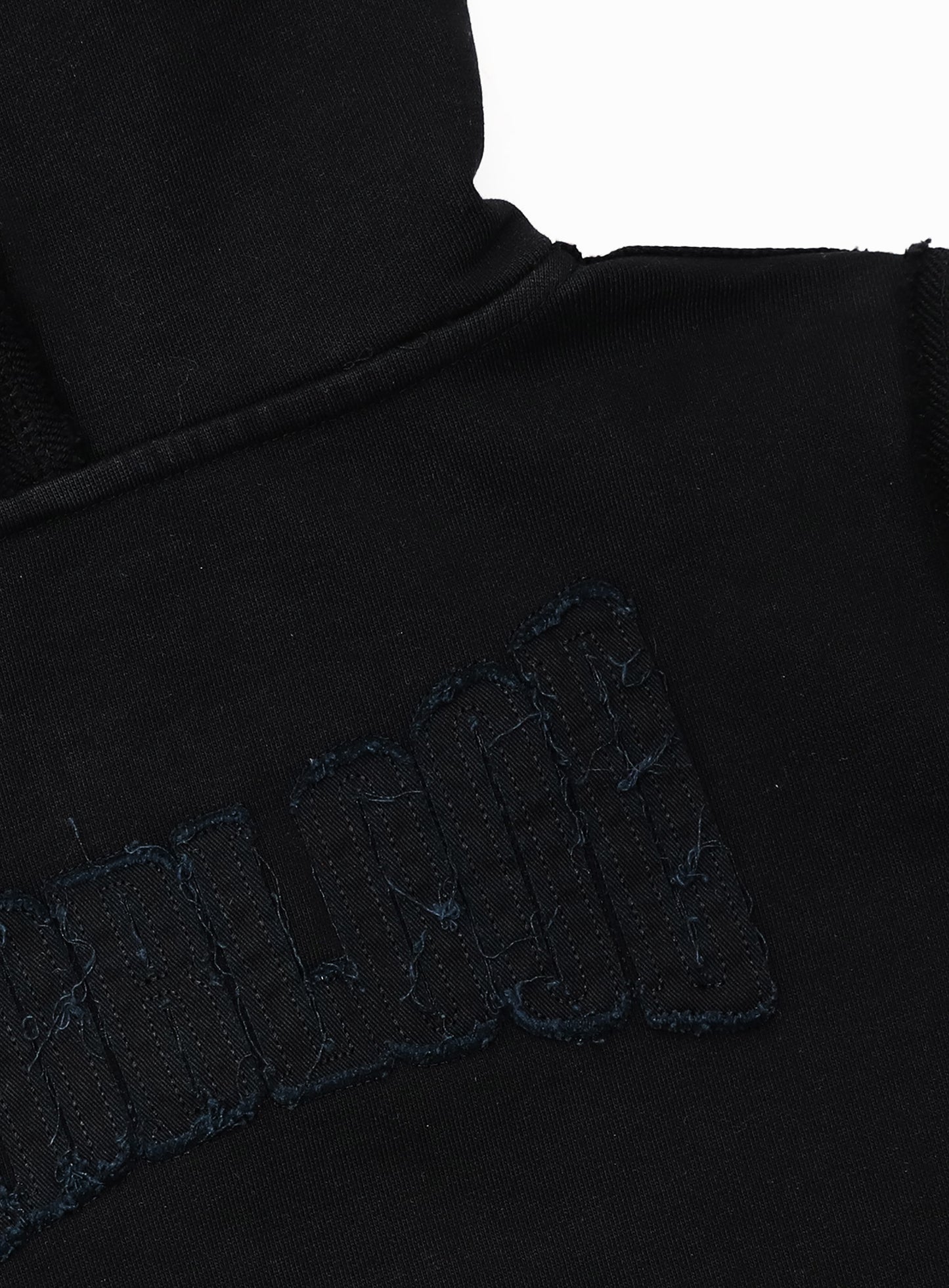 Low Edge Hoodie Slim Fit - Black