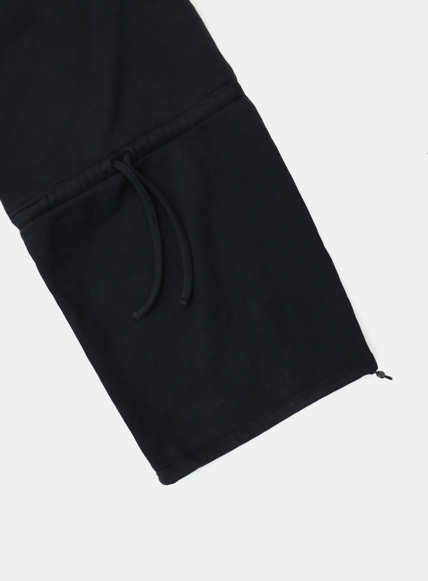 Lion Patch 2 Way Curved Jogger - Washed Black