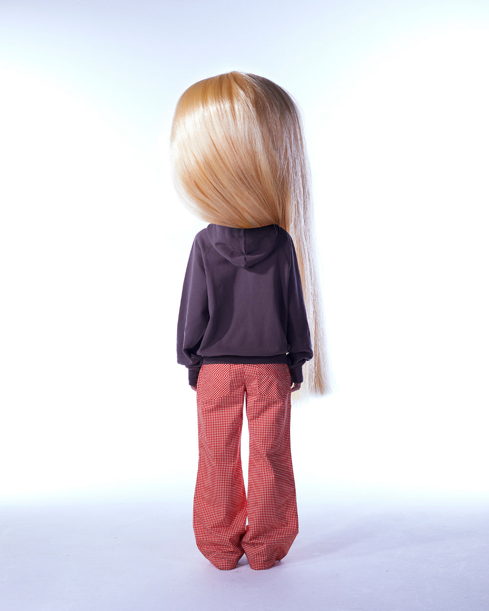 COYSEIO X BLYTHE GRAPHIC ZIP-UP HOODIE BROWN