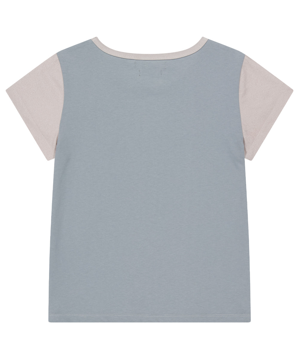 COYSEIO X BLYTHE GRAPHIC T-SHIRT LIGHT BLUE