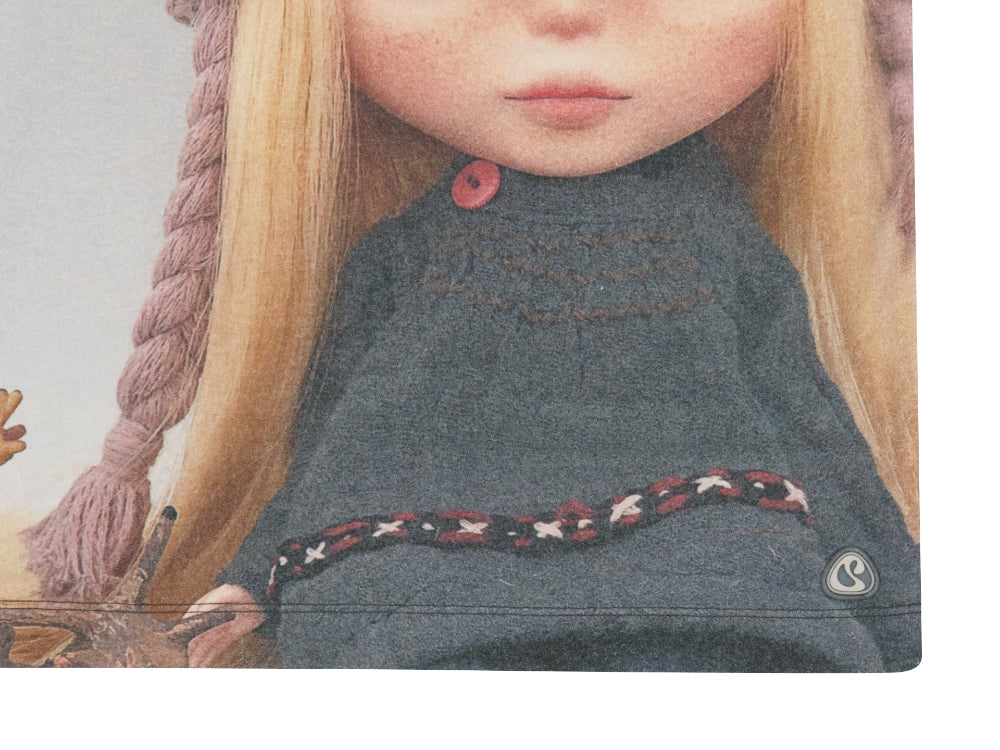COYSEIO X BLYTHE STRIPE DOUBLE LONG SLEEVE ASH BROWN