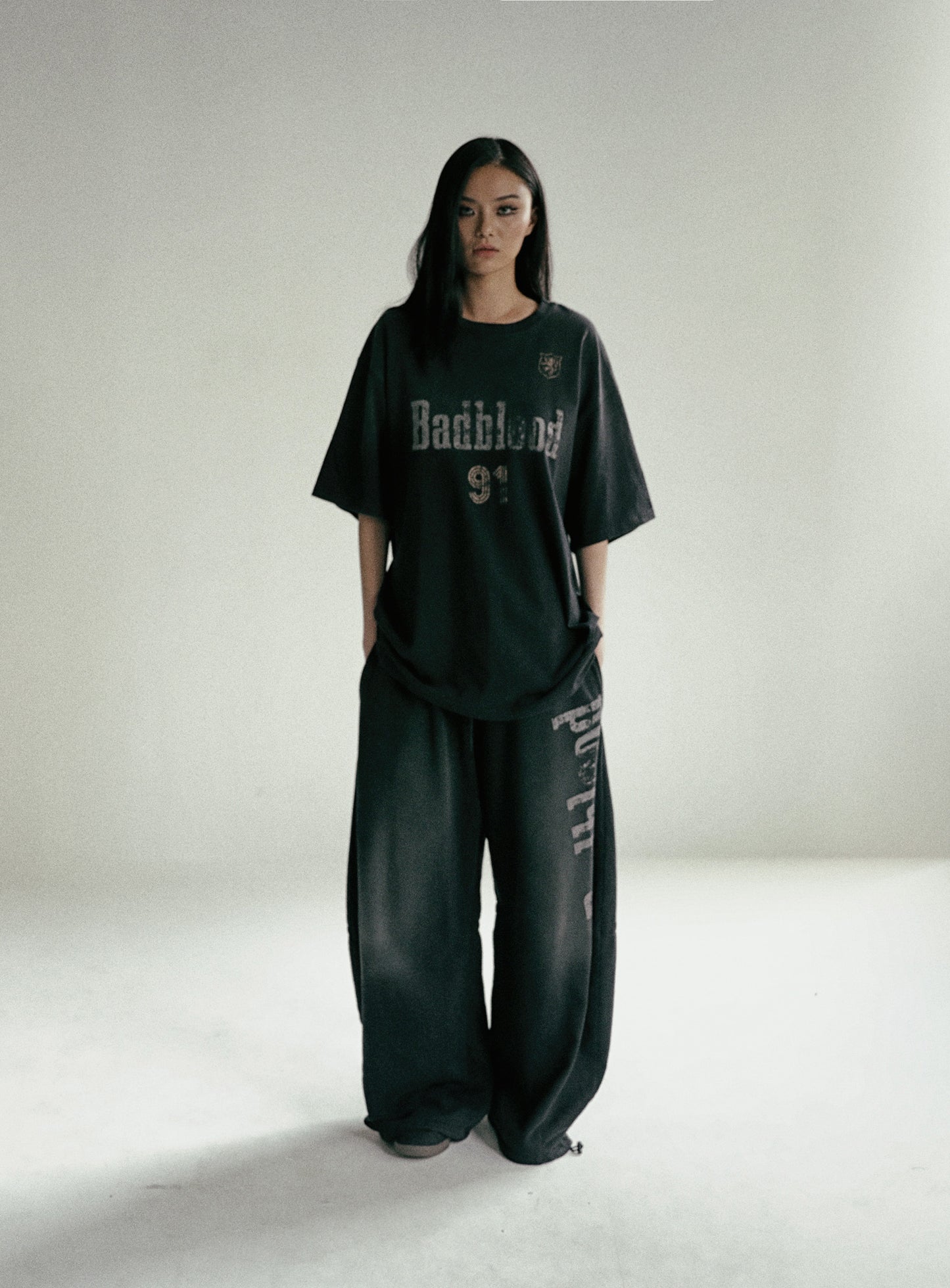 Sun Faded 2 1/2 T-Shirt Black