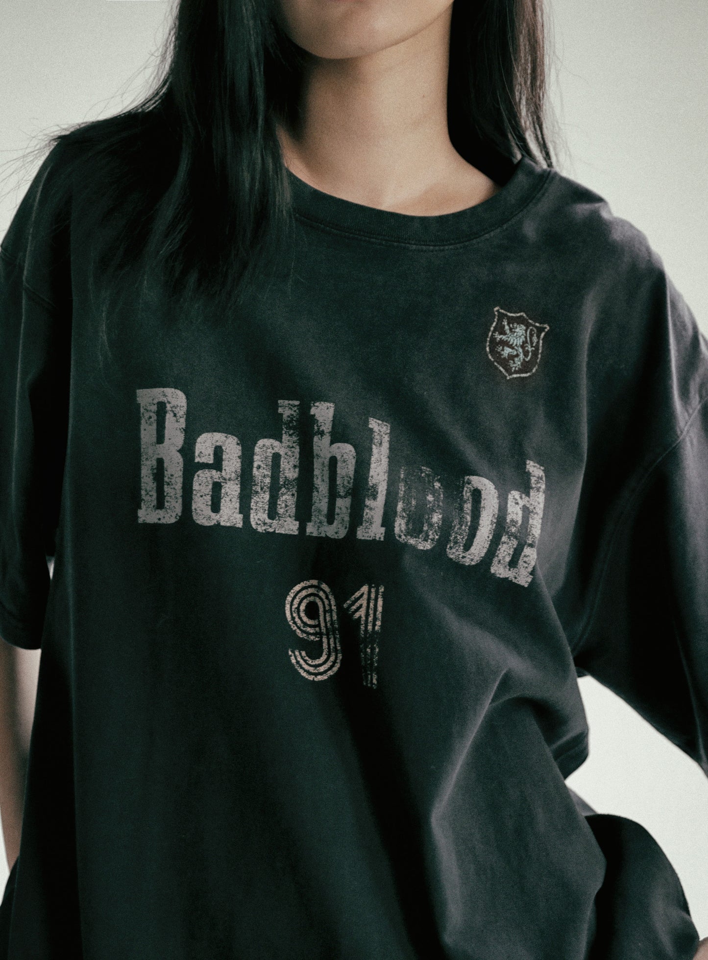 Sun Faded 2 1/2 T-Shirt Black