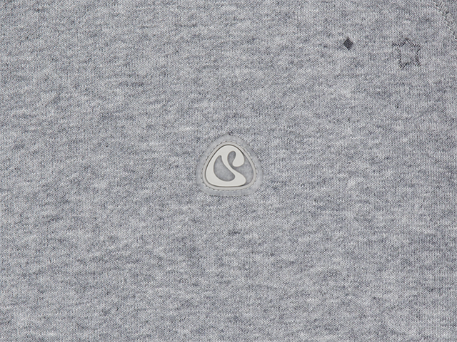 TWINKLE HOOD ZIP-UP MELANGE GREY