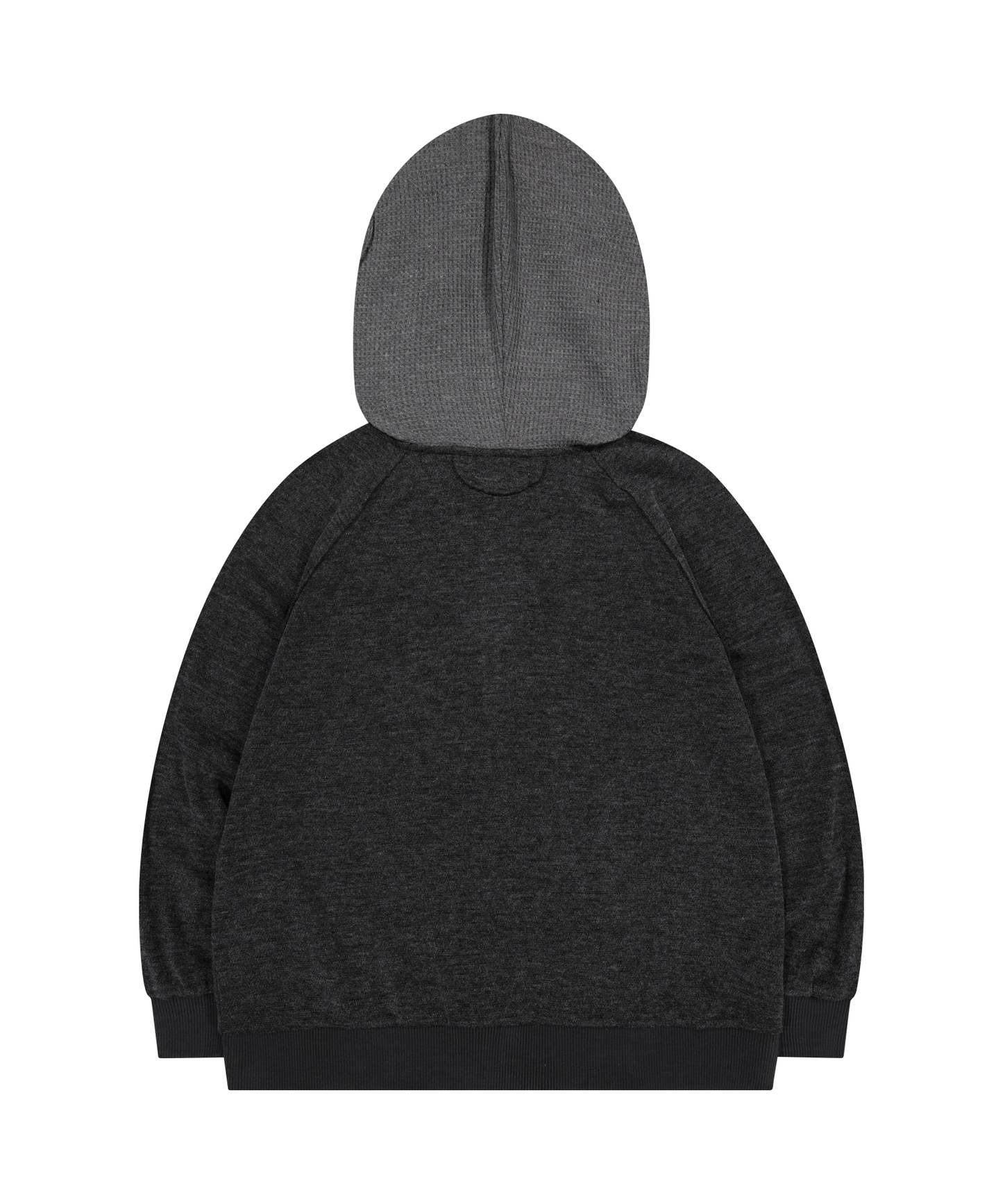 COYSEIO EARMUFFS HOOD ZIP-UP CHARCOAL