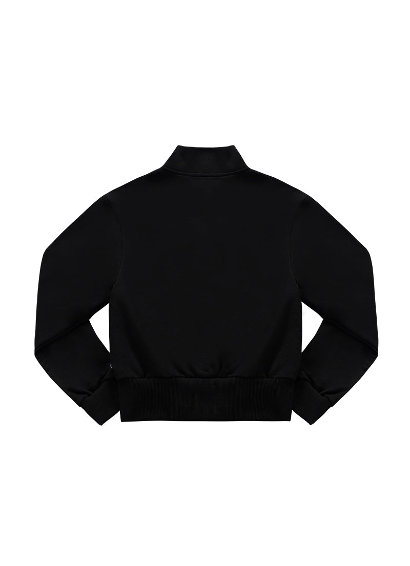 ASON BAY SWEAT ZIP-UP BLACK