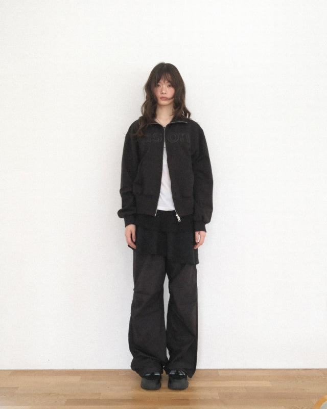 ASON BAY SWEAT ZIP-UP BLACK