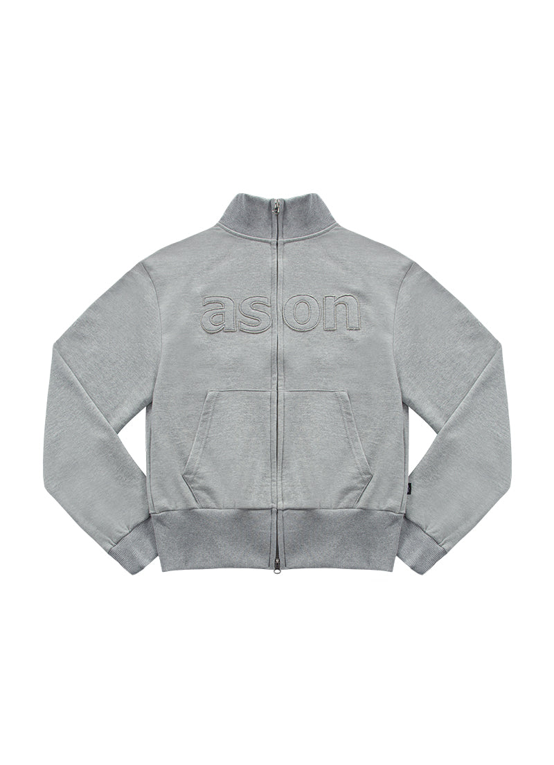 ASON BAY SWEAT ZIP-UP GREY