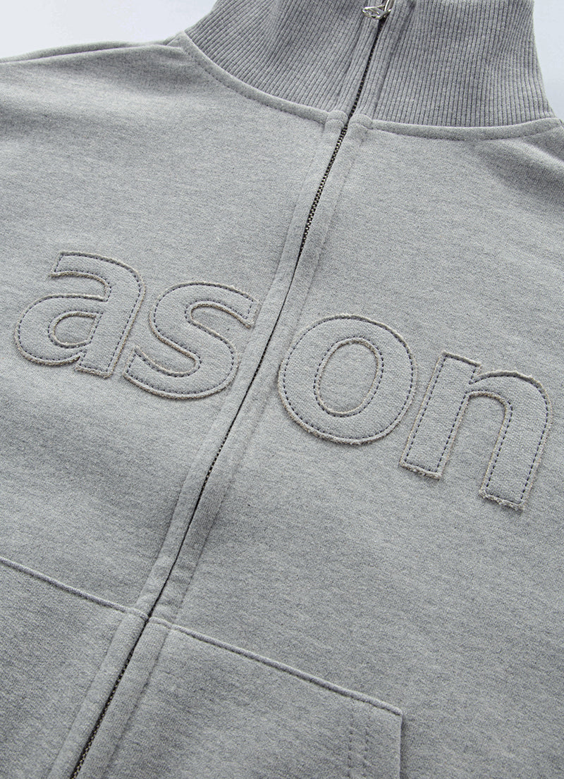 ASON BAY SWEAT ZIP-UP GREY