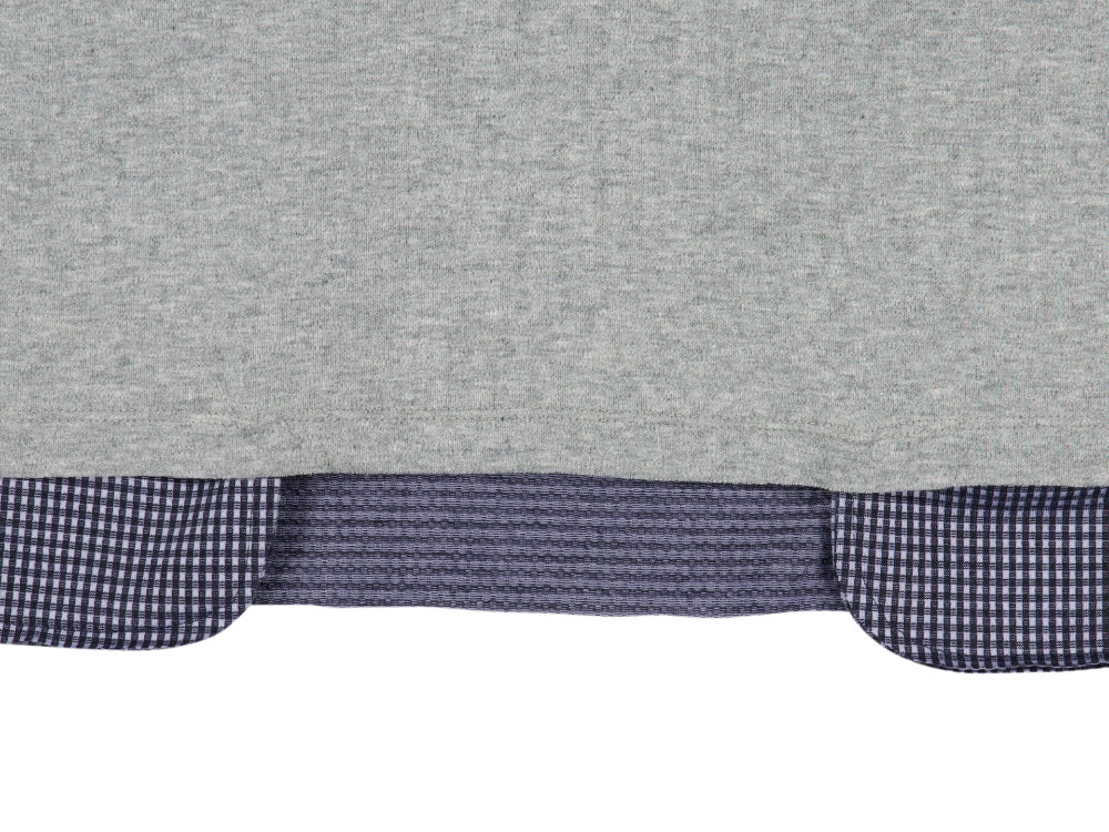 COYSEIO REVERSIBLE COLLAR LONGSLEEVES MELANGE GREY