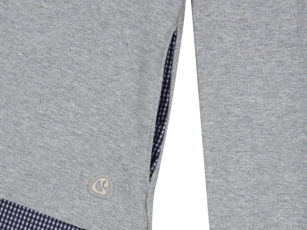 COYSEIO REVERSIBLE COLLAR LONGSLEEVES MELANGE GREY