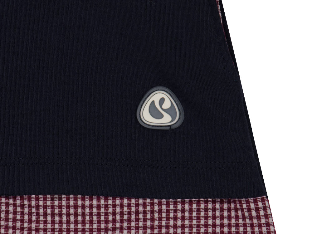 COYSEIO REVERSIBLE COLLAR LONGSLEEVES NAVY