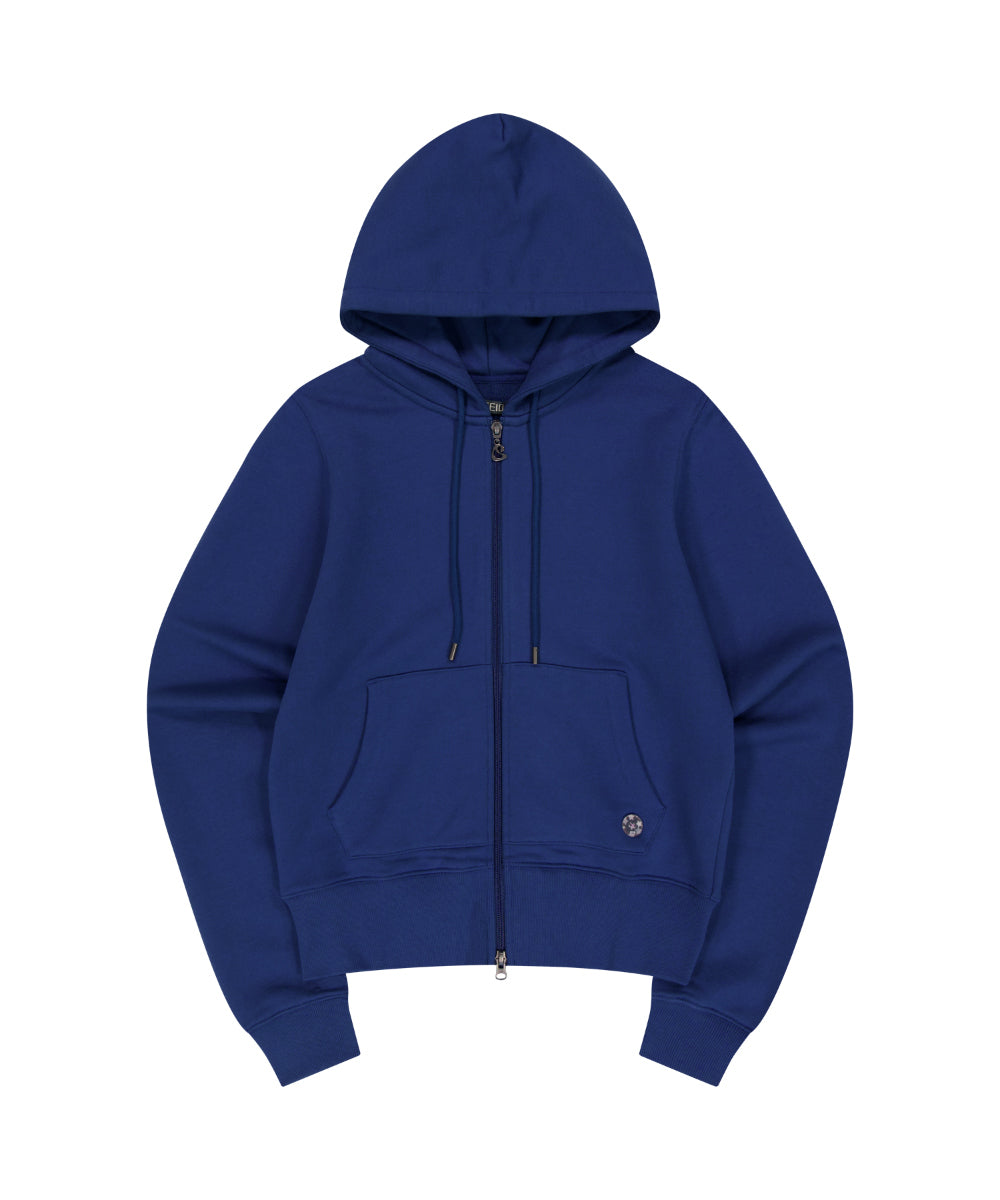 COYSEIO 038 COZY HOOD ZIP-UP BLUE