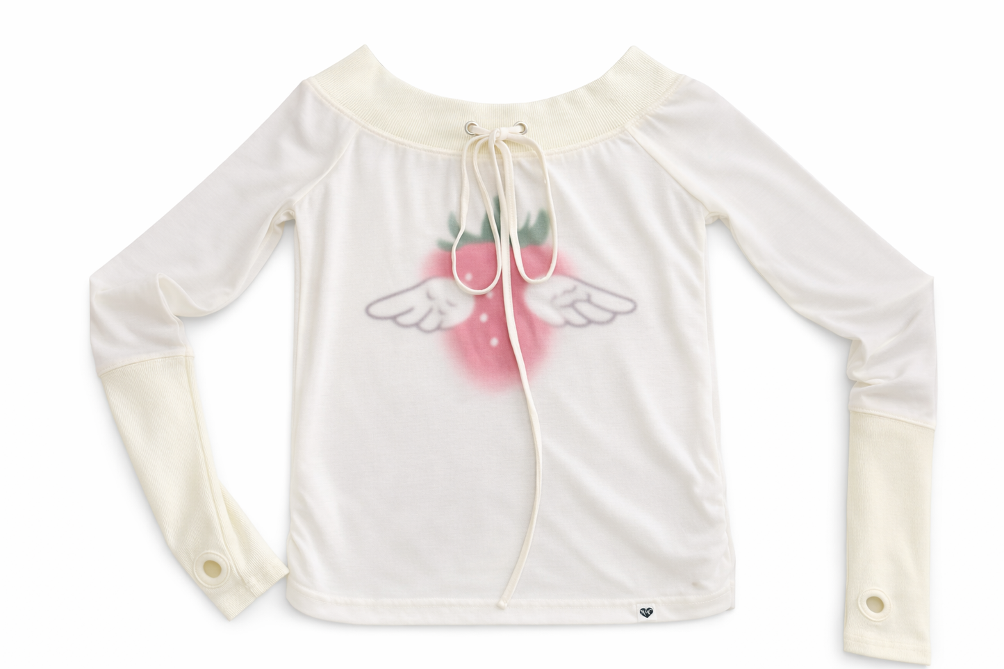 NOFFICIALNOFFICE STRAWBERRY ANGEL SHOULDER TOP [REI WEARS]