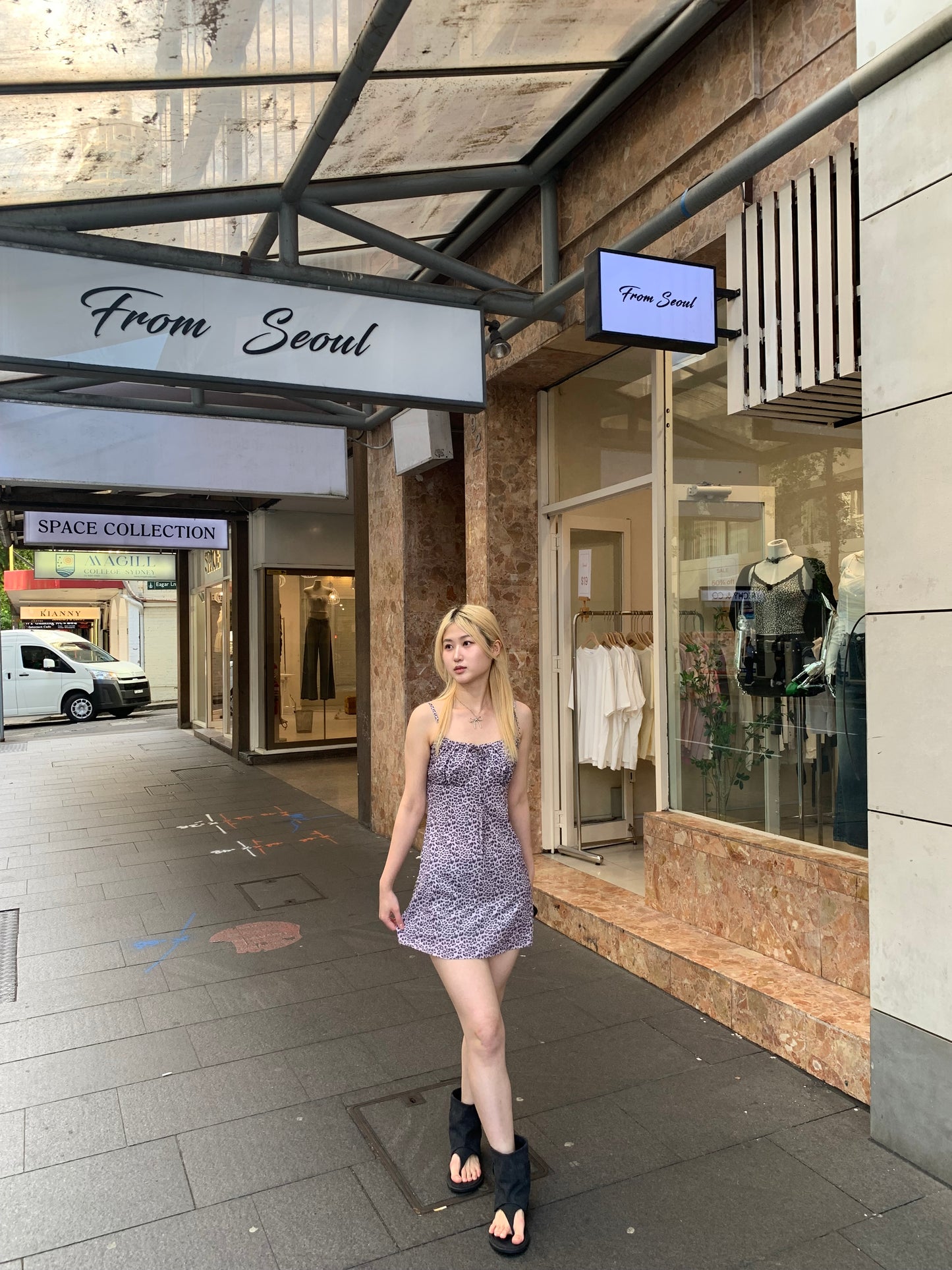 Leopard silky dress