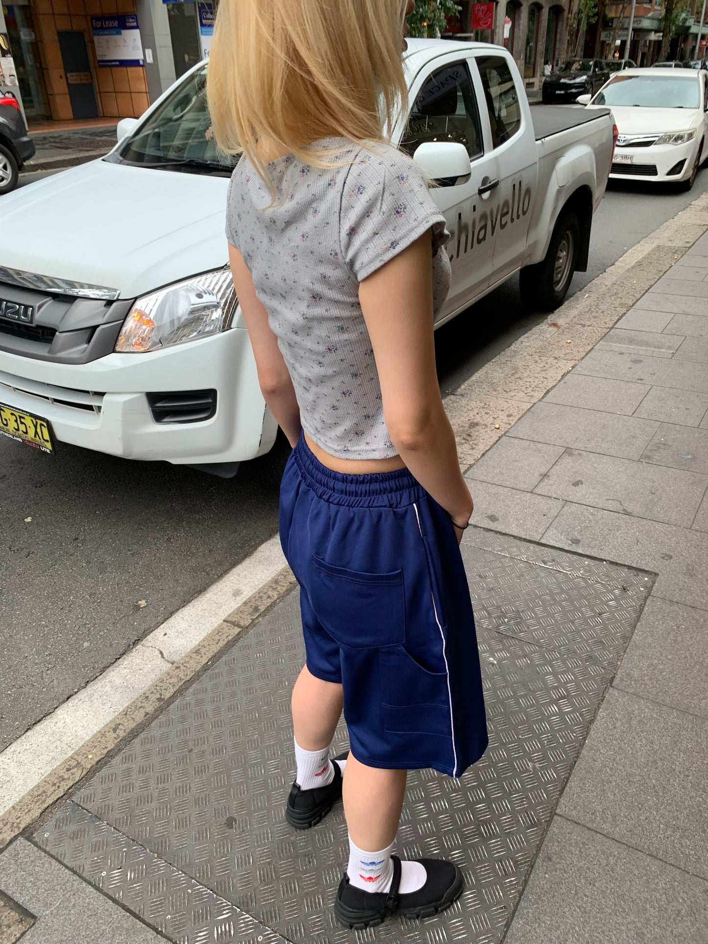 Bermuda track pants