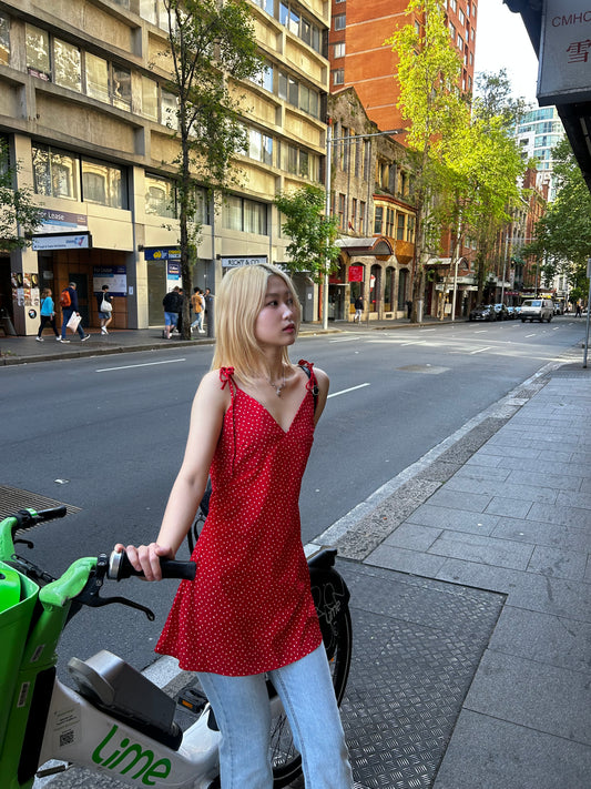 Dot mini dress